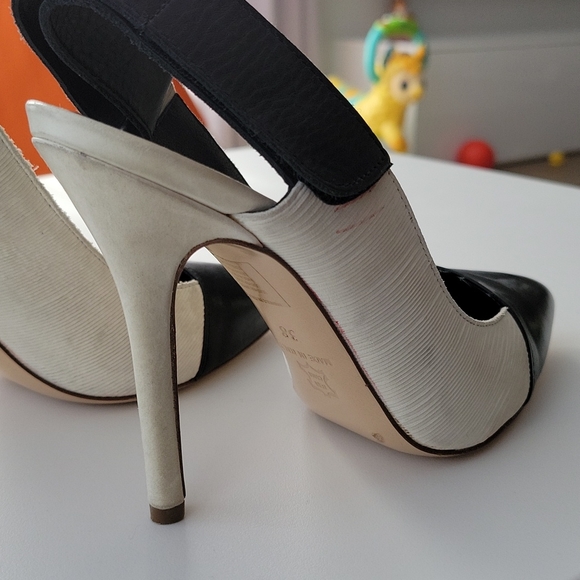Stelle Monelle eggwhite and black heels - Picture 7 of 7